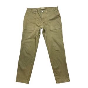 Mens Tan Sanctuary Brand Zipper Bottom‎ Pants Size 31